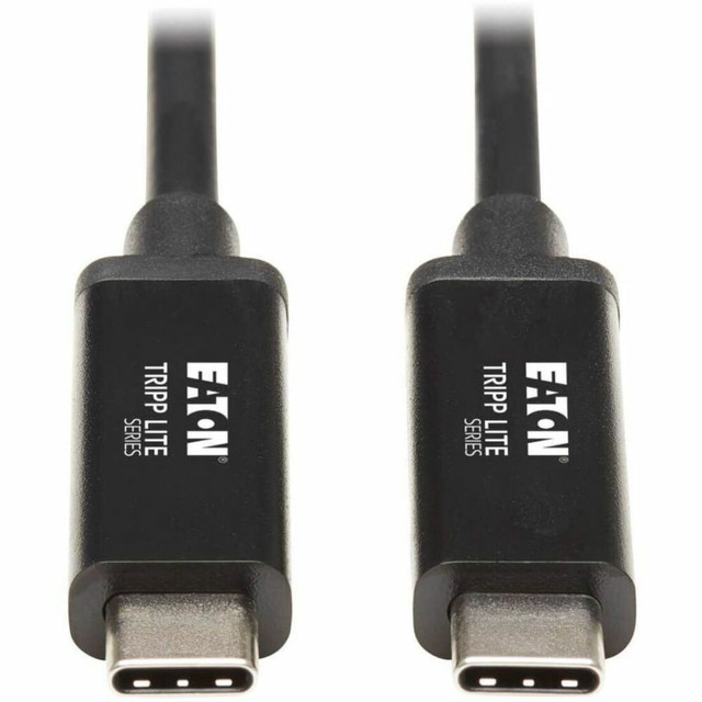 TRIPP LITE MTB3-02M-5A-AB Thunderbolt 3 Cable 40 Gbps Active 5A 100W PD 4K USB C M/M 2M - First End: 1 x USB Type C Male Thunderbolt 3 - Second End: 1 x USB Type C Male Thunderbolt 3 - 5 GB/s - Supports up to 3840 x 2160 - Nickel Plated Connector - TRIPP LITE MTB3-02M-5A-AB Thunderbolt 3 Cable 40 Gbps Active 5A 100W PD 4K USB C M/M 2M - First End: 1 x USB Type C Male Thunderbolt 3 - Second End: 1 x USB Type C Male Thunderbolt 3 - 5 GB/s - Supports up to 3840 x 2160 - Nickel Plated Connector -