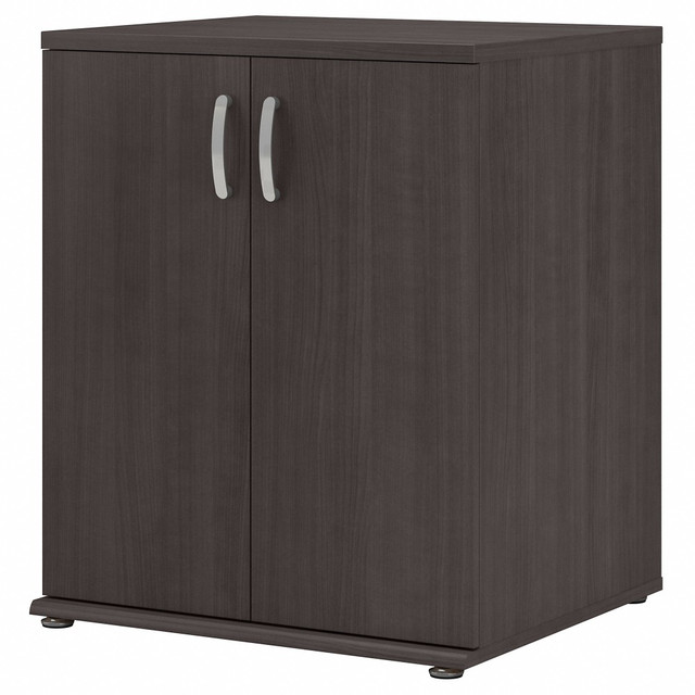 BUSH INDUSTRIES INC. Bush Business Furniture UNS128SG  Universal Floor Storage Cabinet With Doors And Shelves, Storm Gray, Standard Delivery