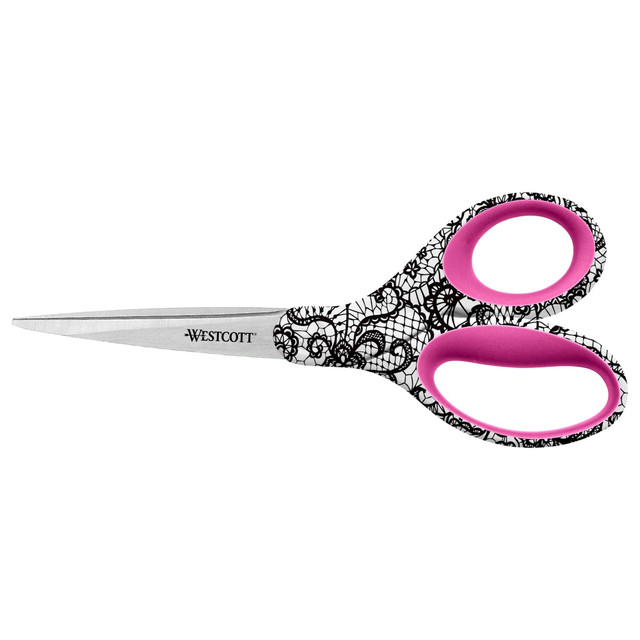 ACME UNITED CORPORATION 16660 Westcott Trendsetter Scissors, 8in, Pointed, Assorted Colors ACME UNITED CORPORATION 16660 Westcott Trendsetter Scissors, 8in, Pointed, Assorted Colors