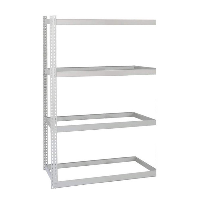 Lyon DD73040A Steel Shelving; Shelf Type: Adjustable ; Adjustment Type: Adjustable ; Boltless: Yes ; Shelf Capacity: 1000lb ; Mount Type: Free Standing ; Assembled: No