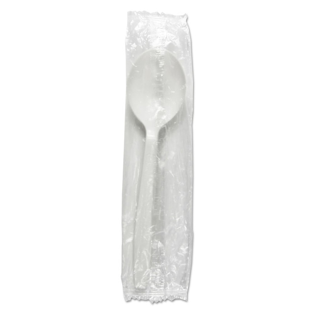 LAGASSE, INC. BWKSSHWPPWIW Boardwalk Heavyweight Wrapped Polypropylene Soup Spoons, White, Pack Of 1000 Spoons LAGASSE, INC. BWKSSHWPPWIW Boardwalk Heavyweight Wrapped Polypropylene Soup Spoons, White, Pack Of 1000 Spoons