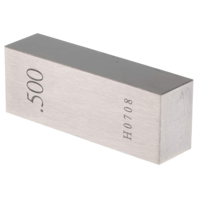 Value Collection 630-33506 Rectangle Steel Gage Block: 0.5", Grade AS-1