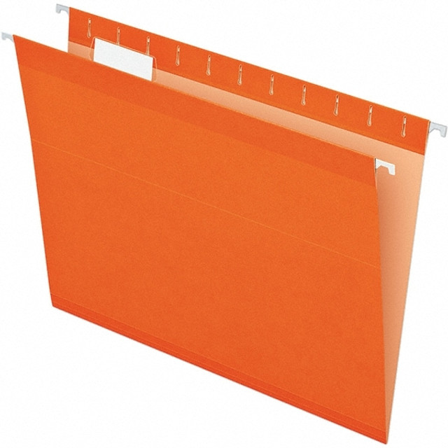 Pendaflex PFX415215ORA Hanging File Folder: Letter, Orange, 25/Pack