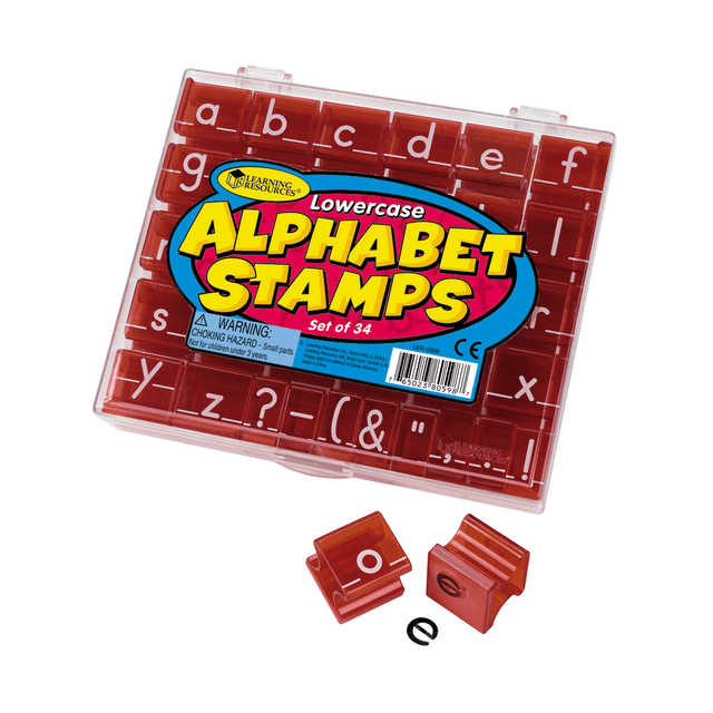 BAUMGARTENS LER0598BN Learning Resources Lowercase Alphabet And Punctuation Stamps, 1in x 1in, 34 Stamps Per Set, Pack Of 2 Sets BAUMGARTENS LER0598BN Learning Resources Lowercase Alphabet And Punctuation Stamps, 1in x 1in, 34 Stamps Per Set, Pack Of 2 Sets
