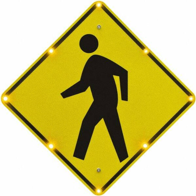 TAPCO 2180-00251 Pedestrian Crossing Sign: Diamond