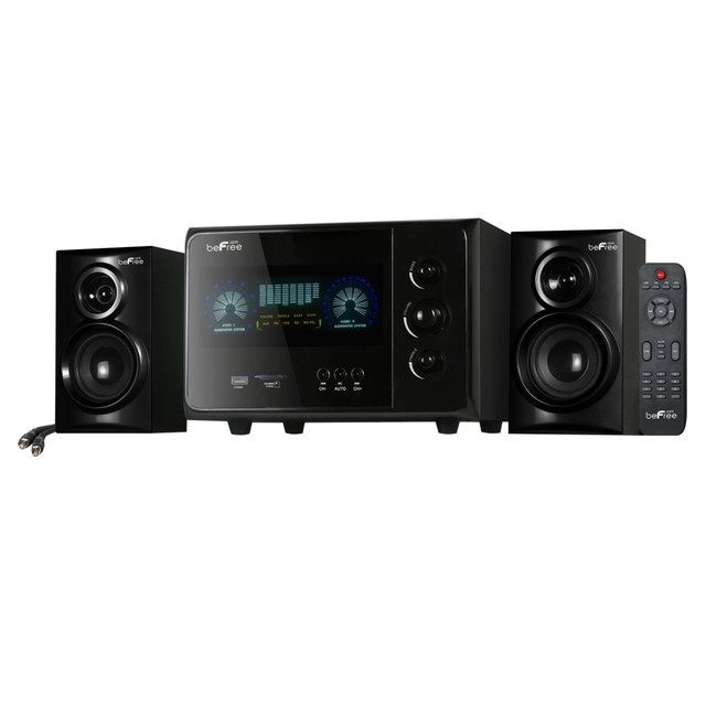 MEGAGOODS, INC. 99595504M BeFree Sound BFS-45L 2.1-Channel Surround Sound Bluetooth Speaker System, Black