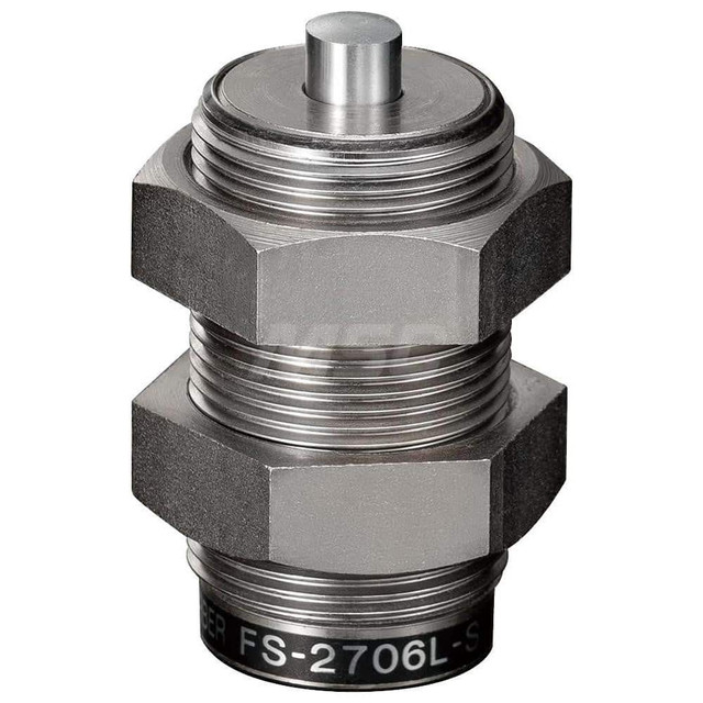 Bansbach, EasyLift FS-2706L-S Standard-Duty Shock Absorber: 8 mm Rod Dia, 37 mm OD, 6 mm Stroke, M27 x 1.5 Thread