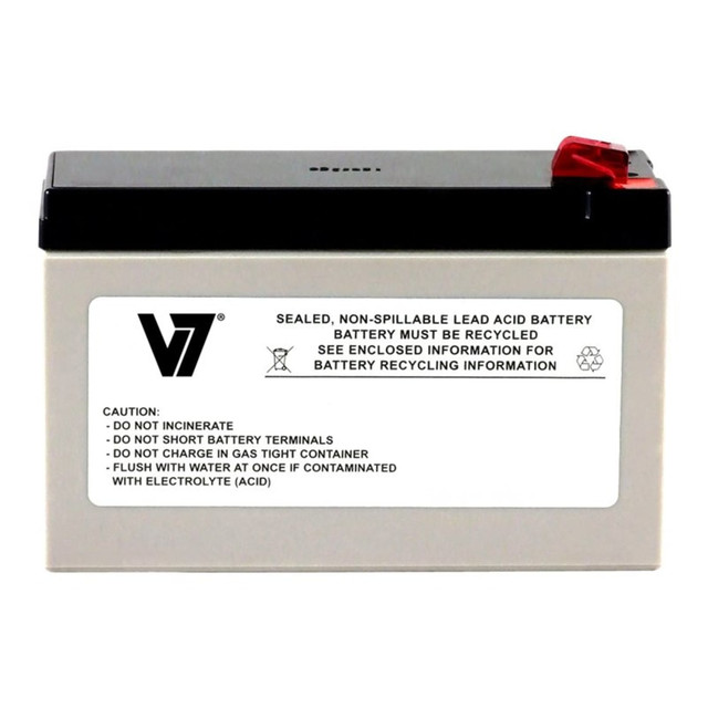 V7 APCRBC110-V7  APCRBC110-V7 - UPS battery - 1 x battery - lead acid - for P/N: BE650G2-CP, BE650G2-FR, BE650G2-IT, BE650G2-SP, BE650G2-UK, BX650CI-RS, BX650LI-GR