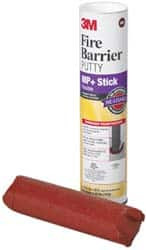 3M Fire Barrier Putty: Stick, Red, Elastomer 7000006381