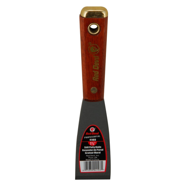 RED DEVIL INC 630-4103 Red Devil 4100 Pro Series Putty Knife, 1-1/2in Width, Stiff