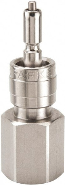 Parker 4F-Q6P-SS Metal Quick Disconnect Tube Fittings