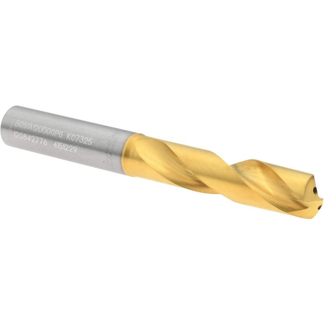 Kennametal 4151229 Screw Machine Length Drill Bit: 12.00 mm Dia, 140 deg Point, Solid Carbide