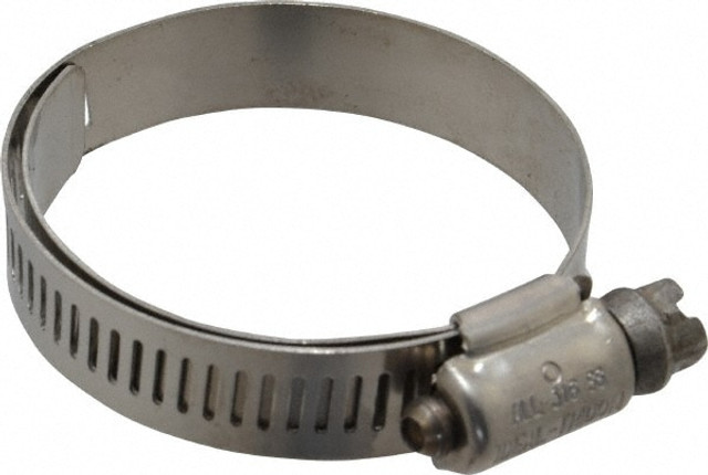 IDEAL TRIDON 6724M51 Worm Gear Clamp: SAE 24, 1-1/16 to 2" Dia, Stainless Steel Band