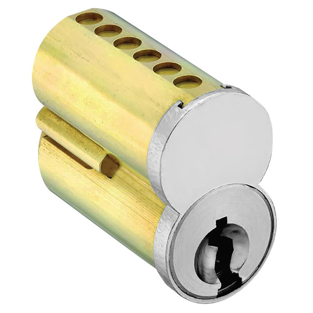 Arrow Lock 7100CRP-UCXTD 2 Cylinders; Type: Interchangeable Core ; Keying: TD Keyway ; Number of Pins: 7 ; Finish/Coating: Satin Chrome