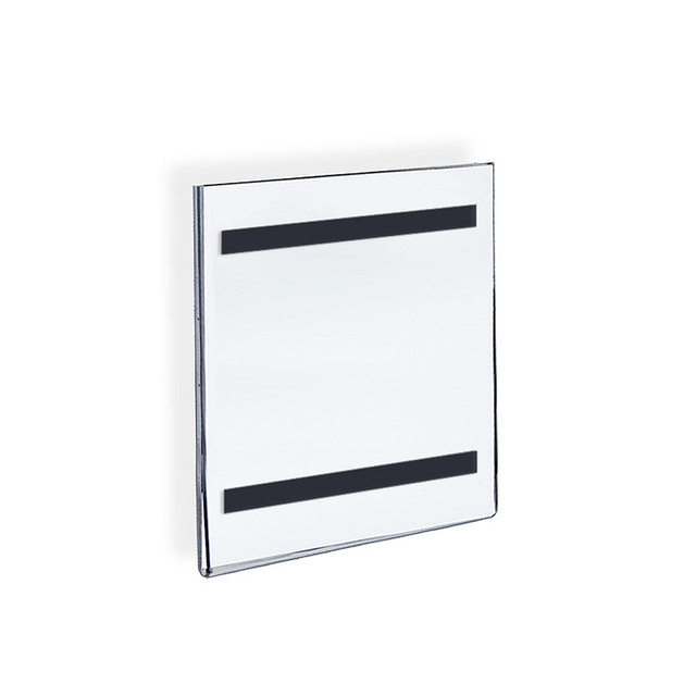 AZAR DISPLAYS 129924 Acrylic Sign Holders With Magnetic Strips, 8 1/2in x 5 1/2in, Clear, Pack Of 10 AZAR DISPLAYS 129924 Acrylic Sign Holders With Magnetic Strips, 8 1/2in x 5 1/2in, Clear, Pack Of 10