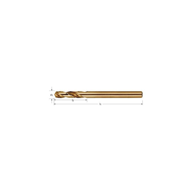 Precision Twist Drill 6000115 Jobber Length Drill Bit: 0.199" Dia, 135 °, Cobalt