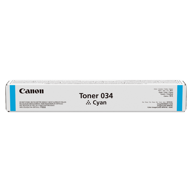 CANON USA, INC. 9453B001AA Canon 034 Cyan Toner Cartridge, 9453B001