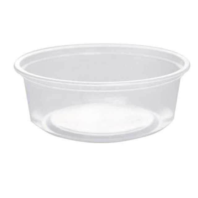 LOLLICUP USA, INC. Karat FP-DC8-PPU  Deli Containers, 8 Oz, Clear, Case Of 500 Containers