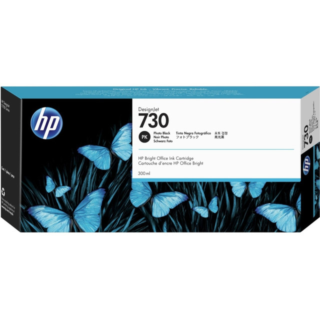 HP INC. P2V73A HP 730 Original High Yield Inkjet Ink Cartridge - Photo Black Pack - Inkjet - High Yield