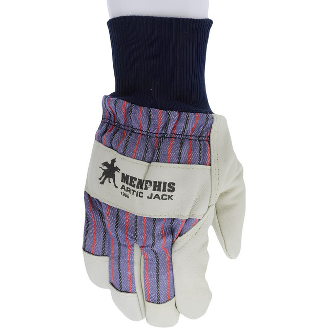 MCR Safety 1966L Gloves: Size L, Pigskin