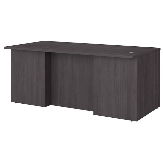 BUSH INDUSTRIES INC. OFD172SGK Bush Business Furniture Office 500 72inW Executive Computer Desk, Storm Gray, Standard Delivery BUSH INDUSTRIES INC. OFD172SGK Bush Business Furniture Office 500 72inW Executive Computer Desk, Storm Gray, Standard Delivery