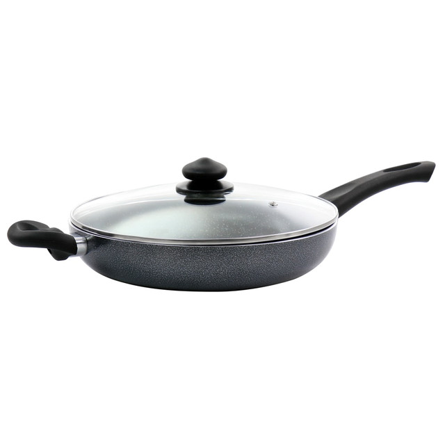 GIBSON OVERSEAS INC. 995117258M Oster Pallermo 3.5-Quart Aluminum Non-Stick Saute Pan, Charcoal GIBSON OVERSEAS INC. 995117258M Oster Pallermo 3.5-Quart Aluminum Non-Stick Saute Pan, Charcoal
