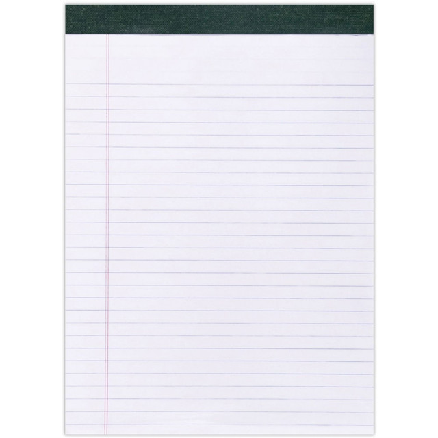ROARING SPRING BLANK BOOK COMPANY 74713 Roaring Spring Legal Pads, 40 Sheets, 8 1/2in x 11 3/4in, 30% Recycled, White, Pack Of 12