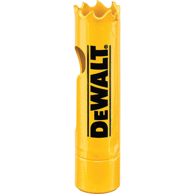 DeWALT DAH180010 Hole Saw: 5/8" Saw Dia, 1-3/4" Cut Depth