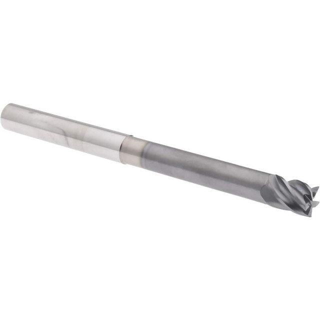 Accupro 6503293 Square End Mill:  0.5000" Dia, 0.625" LOC, 0.5" Shank Dia, 6" OAL, 5 Flutes, Solid Carbide