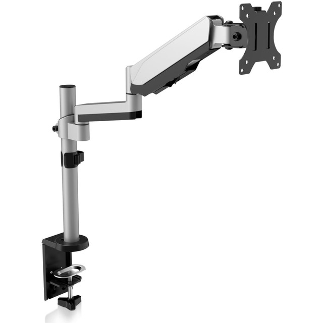 V7 DM1TA-1N  DM1TA-1N Desk Mount for Monitor - Silver - 1 Display(s) Supported - 32in Screen Support - 17.64 lb Load Capacity - 100 x 100, 75 x 75