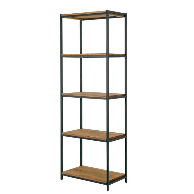 GLAMOUR HOME GHDSV-1195  Ailis 75inH 5-Shelf Etagere Bookcase, Brown