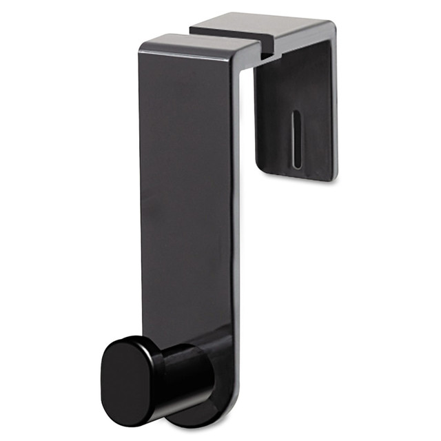 SAFCO PRODUCTS CO 4224BL Safco Coat Hook, 4inH x 1 3/4inW x 5 1/4inD, Black