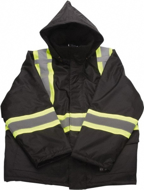 Viking 6326JB-M Heated Jacket: Size Medium, Black, Polyester