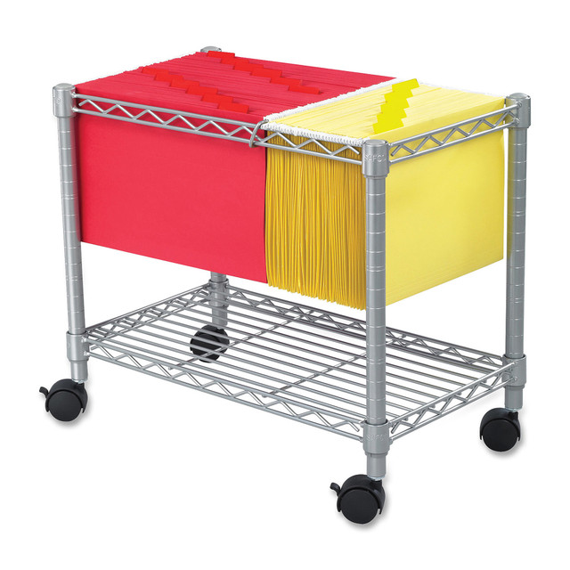 SAFCO PRODUCTS CO 5201GR Safco Wire Mobile File, 20 1/2inH x 14inW x 24inD, Gray SAFCO PRODUCTS CO 5201GR Safco Wire Mobile File, 20 1/2inH x 14inW x 24inD, Gray