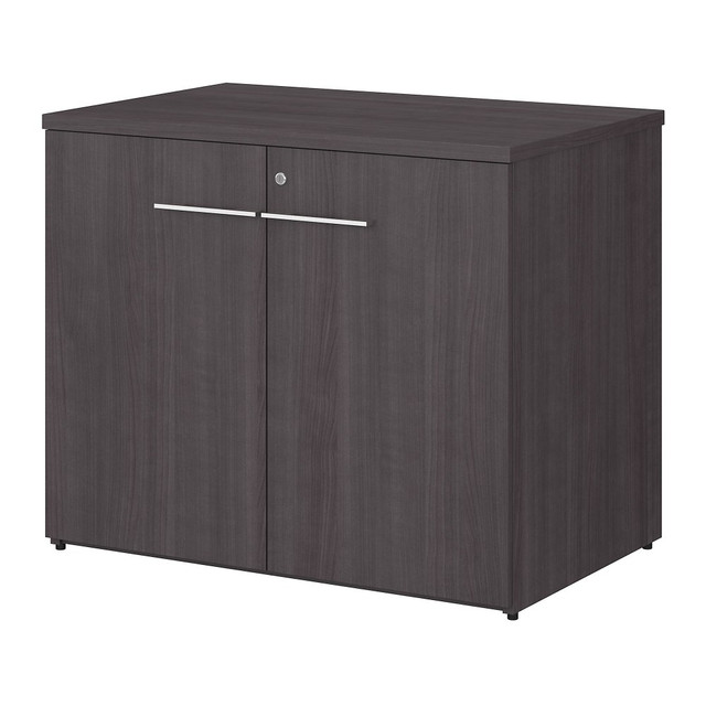 BUSH INDUSTRIES INC. OFS136SGSU Bush Business Furniture Office 500 36inW Storage Cabinet With Doors, Storm Gray, Standard Delivery BUSH INDUSTRIES INC. OFS136SGSU Bush Business Furniture Office 500 36inW Storage Cabinet With Doors, Storm Gray, Standard Delivery
