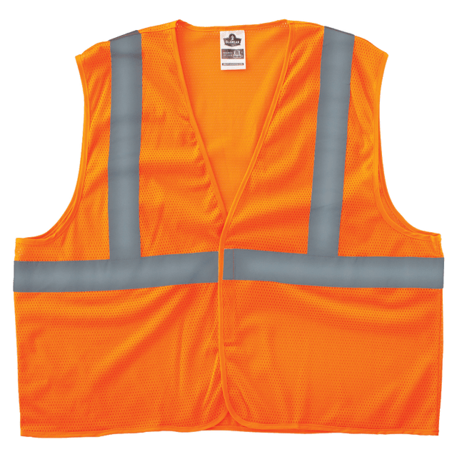 ERGODYNE CORPORATION Ergodyne 20963  8205HL S/M Orange Type R Class 2 Super Econo Mesh Vest