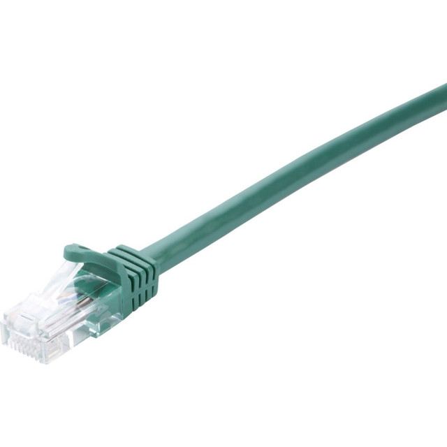 V7 V7CAT6UTP-05M-GRN-1N  Green Cat6 Unshielded (UTP) Cable RJ45 Male to RJ45 Male 5m 16.4ft - 16.40 ft Category 6 Network Cable - 1 Gbit/s - Patch Cable - Gold Plated Contact - 24 AWG - Green