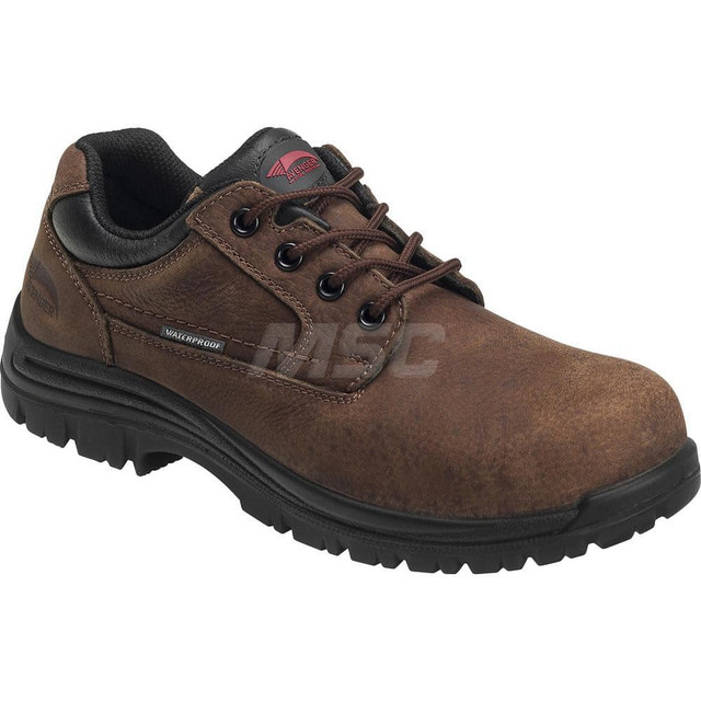 Footwear Specialities Int'l A7118-11.5M Work Shoe: Size 11.5, 3" High, Leather, Composite & Safety Toe, Safety Toe