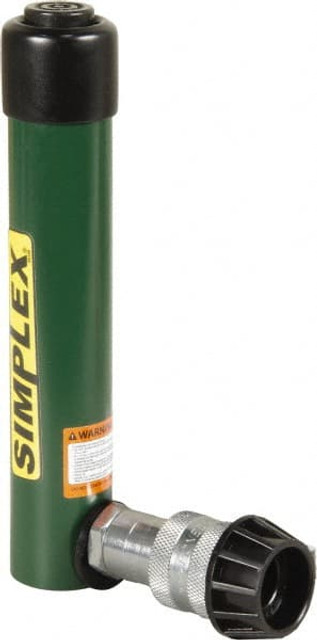 TK Simplex R55 Portable Hydraulic Cylinder: Single Acting, 4.97 cu in Oil Capacity