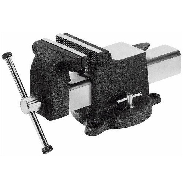 Yost Vises 56417 Bench & Pipe Combination Vise: 5" Jaw Width, 5" Jaw Opening, 2-5/8" Throat Depth