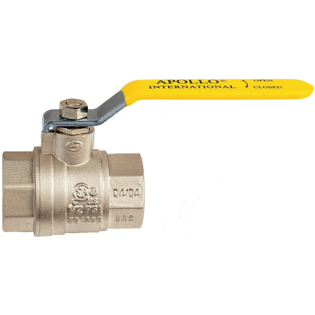 Apollo. 94A10A01 Manual Ball Valve: 4" Pipe, Full Port, Forged Brass