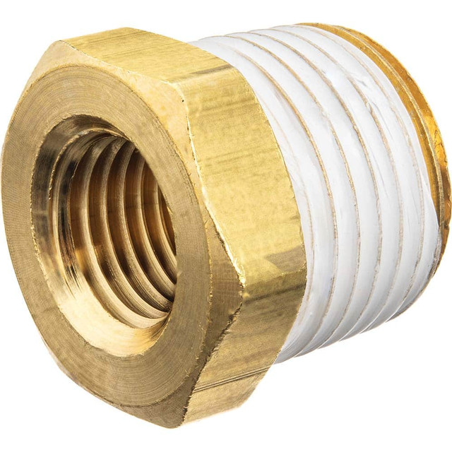 USA Industrials ZUSA-PF-10634 Brass Pipe Fitting: 2 x 1/4" Fitting