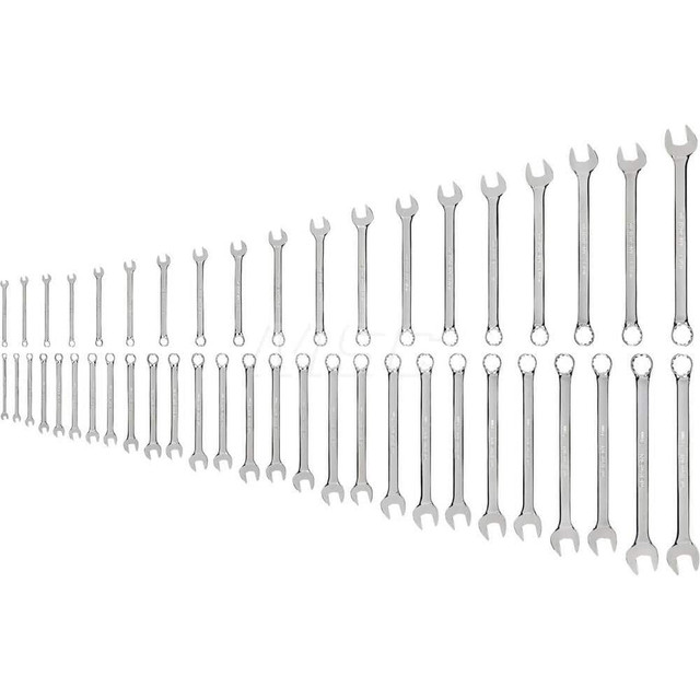 Tekton WCB90301 Combination Wrench Set, 46-Piece (1/4 - 1-1/4 in., 6-32 mm)