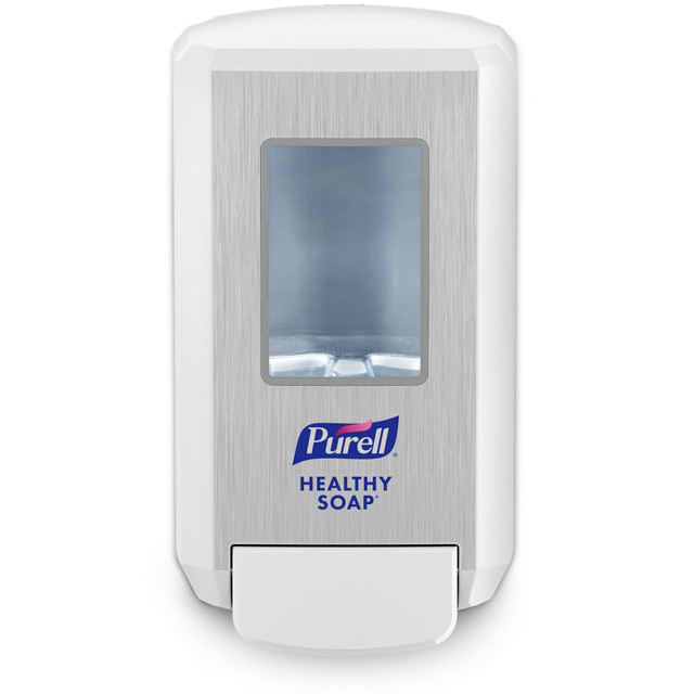 GOJO INDUSTRIES INC 5130-01 Purell CS4 Healthy Soap Push-Style Dispenser, White GOJO INDUSTRIES INC 5130-01 Purell CS4 Healthy Soap Push-Style Dispenser, White