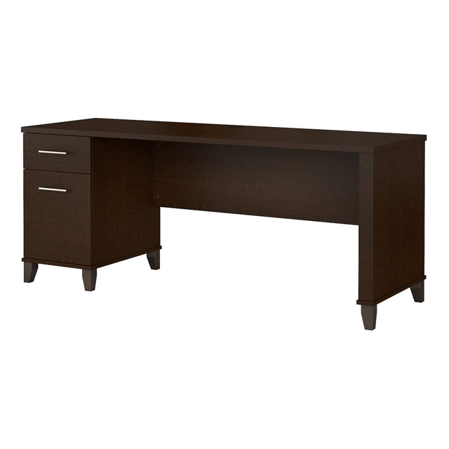 BUSH INDUSTRIES INC. WC81872 Bush Furniture Somerset Office 72inW Computer Desk With Drawers, Mocha Cherry, Standard Delivery BUSH INDUSTRIES INC. WC81872 Bush Furniture Somerset Office 72inW Computer Desk With Drawers, Mocha Cherry, Standard Delivery