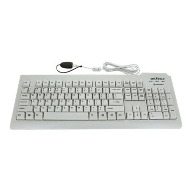 SEAL SHIELD LLC Seal Shield SSWKSV207L  Silver Seal Waterproof - Keyboard - USB - QWERTY - US - white