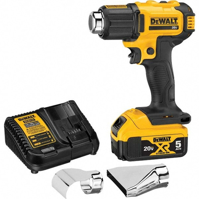 DeWALT DCE530P1 550°F to 990°F Heat Setting, 5-7 CFM Air Flow, Heat Gun