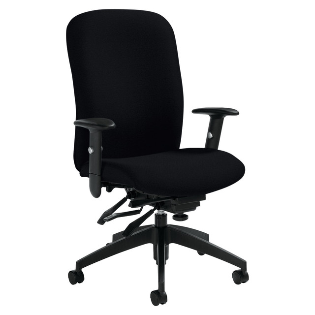 GLOBAL INDUSTRIES INC Global TS5450-3SCBK-JN02  Truform Multi-Tilter Chair, High-Back, Black