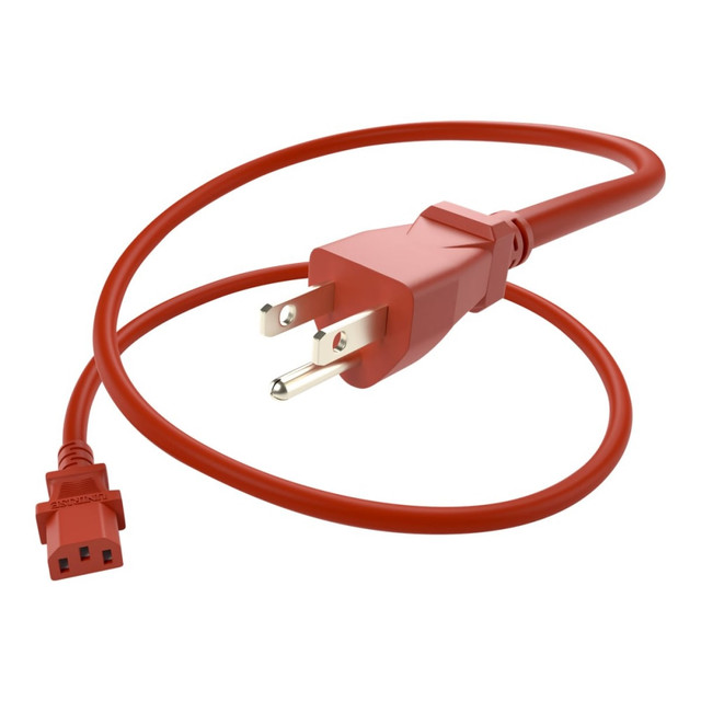UNIRISE USA, LLC PWCD-515PC13-10A-10F-RED UNC Group - Power cable - NEMA 5-15P (M) to power IEC 60320 C13 - 125 V - 10 A - 10 ft - red UNIRISE USA, LLC PWCD-515PC13-10A-10F-RED UNC Group - Power cable - NEMA 5-15P (M) to power IEC 60320 C13 - 125 V - 10 A - 10 ft - red
