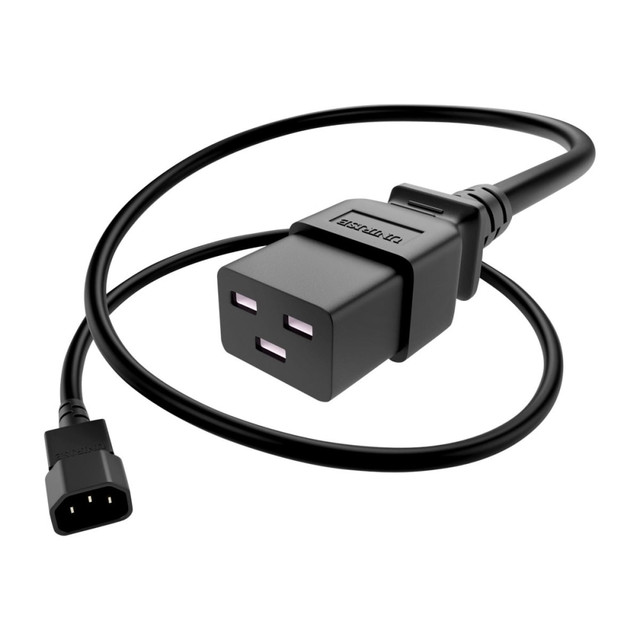 UNIRISE USA, LLC PWCD-C14C19-15A-02F-BLK UNC Group - Power extension cable - IEC 60320 C14 to IEC 60320 C19 - 250 V - 15 A - 2 ft - black UNIRISE USA, LLC PWCD-C14C19-15A-02F-BLK UNC Group - Power extension cable - IEC 60320 C14 to IEC 60320 C19 - 250 V - 15 A - 2 ft - black